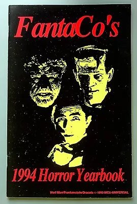 FantaCo's 1994 Horror Yearbook ~ Universal Monsters Catalog VF • $11.99