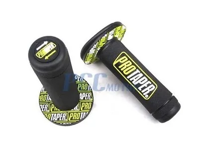 MX Grips HONDA PIT BIKE ATV Yellow Dual Density Full Diamond  I GR05 • $9.99