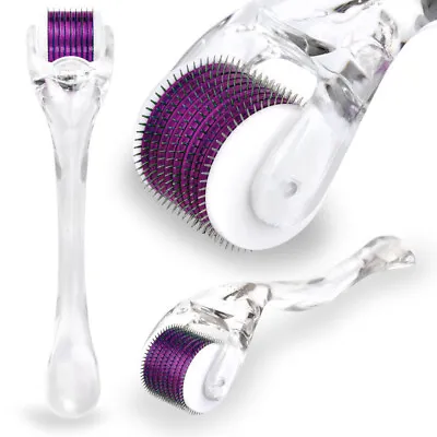 TMT 540 Skin Derma Roller Purple Head Titanium Micro Pin Anti-Aging Scars • $21.21