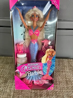 Vintage Mattel Barbie Bubbling Mermaid W/bubbles Makes Bubbles 16131 1996 Rare • $29.23