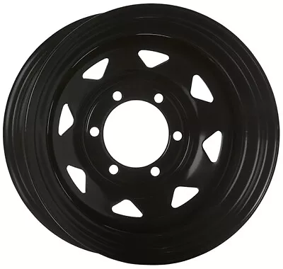 Extreme 4x4 Steel Wheel 15x10 6/139.7 44N Black 110.1cb 6 Stud For Nissan Patrol • $108.82