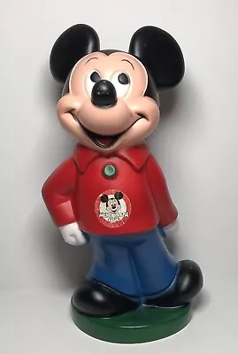 Vintage Mickey Mouse 11  Coin Piggy Bank Walt Disney 1970’s • $19.99