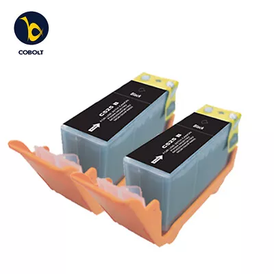 2 BLACK INK CARTRIDGE PGI-525BK Fits For Canon IP4850 MG5150 MG5350 MG6250 MX715 • £4.99