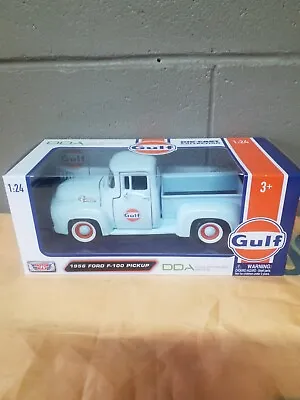 1/24 Scale 1956 FORD F-100 STEPSIDE PICKUPGULF OILHOTROD V8. • $50