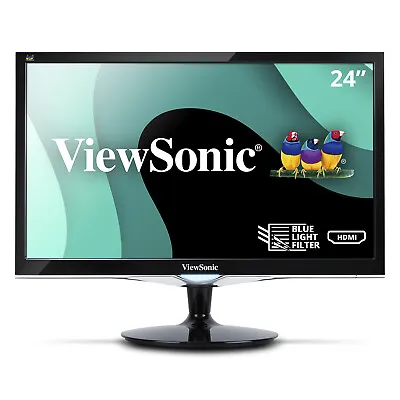 ViewSonic VX2452MH 24in 2ms 1080p Gaming Monitor HDMI DVI VGA (CR) • $70.99