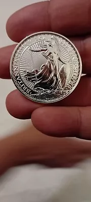 2019 1oz Silver Britannia Coin UK Royal Mint Bullion Royal Mint With Capsule • £24