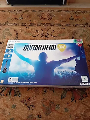 Guitar Hero Live (Xbox 360) - Guitar Controller  + Game  No Dongle • £38.99