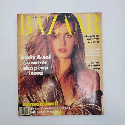 Vintage Harper's Bazaar Fashion Magazine May 1989 • $26.98