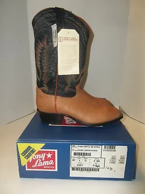 NWB Mens Size 10D Tony Lama Pecan Taurus 6184C Cowboy/Western Boots • $155