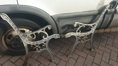 £30 • Buy Used Grubby Wrought Iron Bench Ends, Not Full Bench.