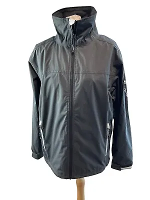 $18.28 • Buy Gill Black Long Sleeve Zip Up Activewear Coat Mens Size Small (ET02)