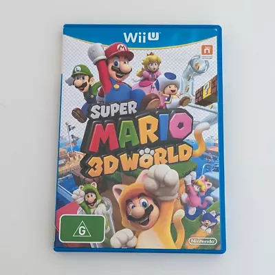Very Good Condition! Genuine Nintendo Wii U Super Mario 3D World PAL AUS CIB • $17.99