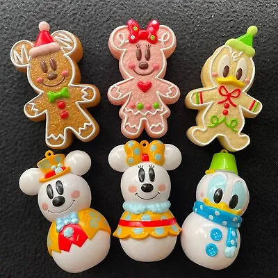 Tokyo Disney GingerBread Christmas Ornament Mickey Minnie Donald Snowman • $54.99