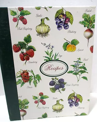 Vintage Recipes Binder With Handwritten & Clipped Recipes Extra Blank Cards • $14.99