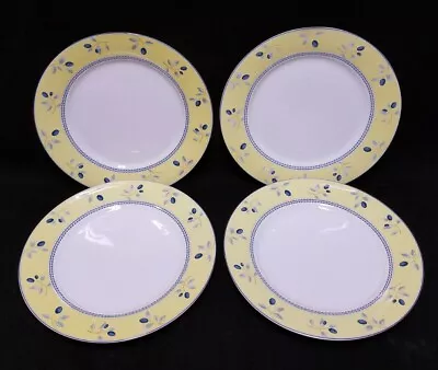 £35.04 • Buy 4 Royal Doulton BLUEBERRY SALAD Dessert Plates 7.5  EUC 2005  7 1/2