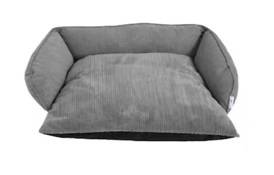 La-Z-Boy Gray Microfiber Sofa Dog Bed (Large) • $49.95