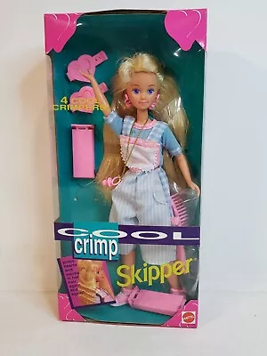 Cool Crimp Skipper Barbie Doll 1993 Mattel 11179 Nrfb  • $29.95