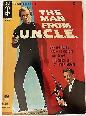 Man From U.N.C.L.E. The #9 (Nov 1966) Gold Key Comics FN High Mid Grade UNCLE • $20