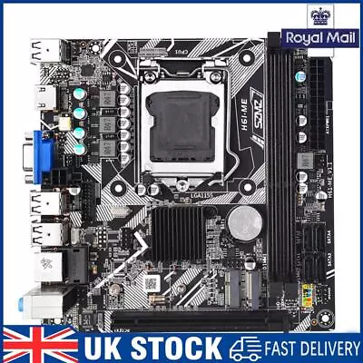 H61-ME Computer Motherboard DDR3 Memory 16GB Computer MainBoard PC Main Board • £29.20