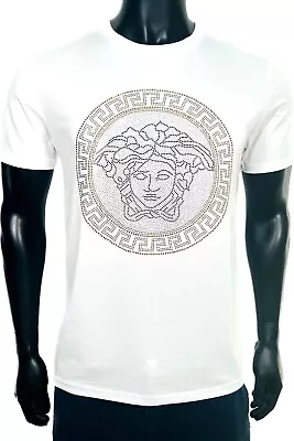 Men White T-Shirt Vèrsace • $100