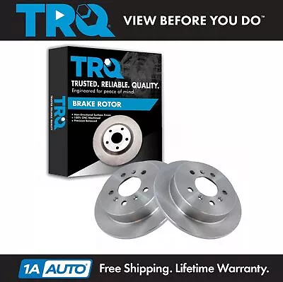 TRQ Brake Rotor Rear Pair Kit For Buick LaCrosse Chevy Impala Monte Carlo • $74.95