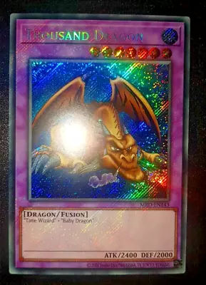 Yugioh Thousand Dragon MRD-EN143 Secret Rare Thousand Dragon 25th Anniversary • £13.32