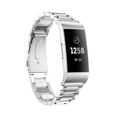 $16.99 • Buy  For Fitbit Charge 2 / 2 HR Stainless Steel Watch Band Metal Strap Bracelet