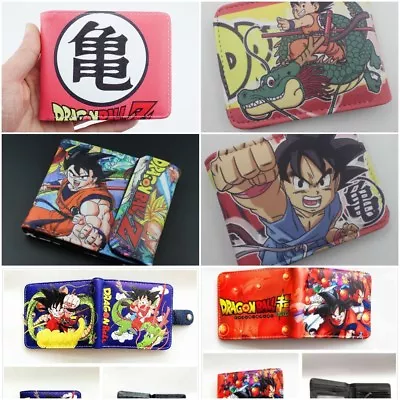 Multi Style Anime Dragon Ball Z Wallets New Free Tracking Boys Mens • $17.99