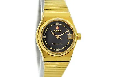£213.92 • Buy Vintage Rado Shangri-la Gold Plated Automatic Ladies Petite Watch 1676 