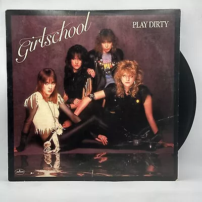 Girlschool - Play Dirty - 1983 US 1st Press Album (EX) Ultrasonic Clean • $29.74