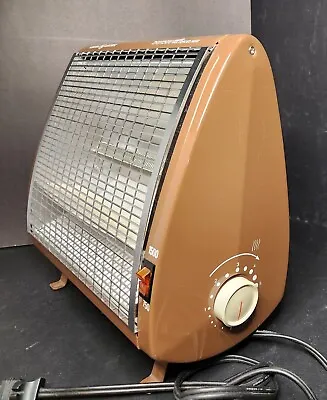 Vintage General Electric Space Heater 750/1500 Watts MCM 1960s 1970s Psychedelic • $47.36