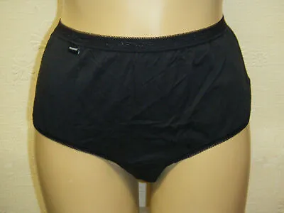 Charnos Midi Brief Black Size 20 Everyday Comfort 95% Cotton Knickers 1 Pair • £7.89