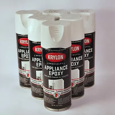 Krylon Spray Paint K03201 Specialty Appliance Epoxy White Gloss 12ounce Lot Of 6 • $54.99