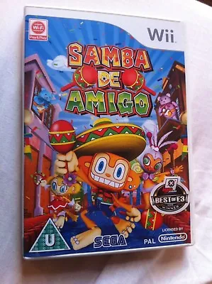 Samba De Amigo - 2008 Sega/Gearbox Music Game (Nintendo Wii - PAL) • £4.99