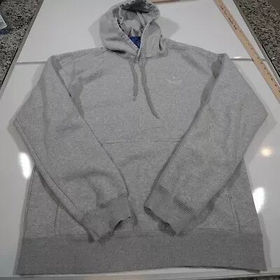 Adidas Sweater Adult Small Gray Pullover Hoodie Originals Trefoil Outdoors Men's • $8.54