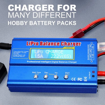 $32.25 • Buy Smart Digital LCD Balance Fast Charger For RC LiPo LiFe NiMh Battery 80W IMAX B6