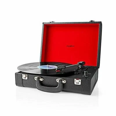 USB Vinyl Turntable Record Deck Portable 3 Speed Player LP 45 33 78 • £68.92