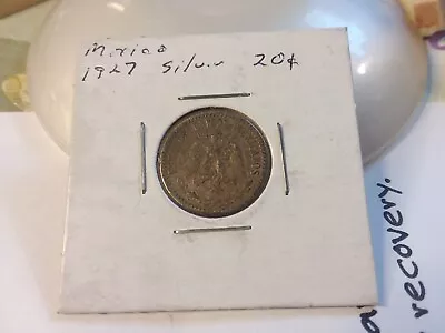 1927 Mexico Silver 20 Centavos • $11.99