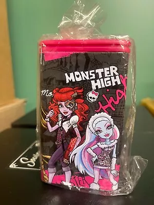 Monster High Tin Box Pencil Stationary Desk Accessory 2012 Mattel New • $4.99