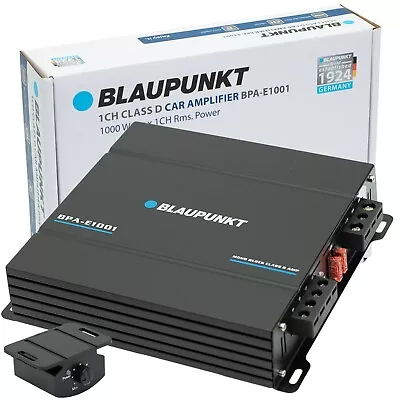 Blaupunkt BPA-E1001 1CH Class D Mono Car Amplifier 2000W Max 1000W RMS @ 1 Ohm • $99.99