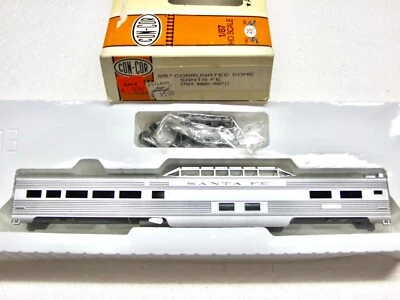 $9.95 • Buy HO Con-Cor 0001-000712 Kit: Santa Fe 85' Corrugated Dome Passenger Car (L77)