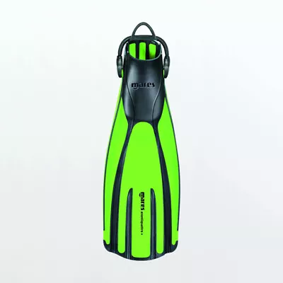 Mares Plana Avanti Quattro + Fins Lime XL - Open Heel Dive Fins (410003SAXL LM) • $189.95