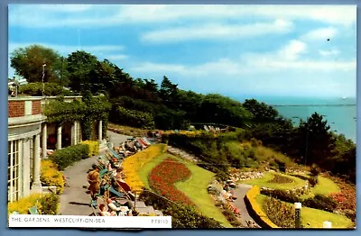 Rp Postcard The Gardens Westcliff On Sea Essex Nr Leigh Southend Canvey Hadleigh • £0.99