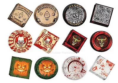 Halloween Party Napkins Paper Plates Tableware Decoration Prop Horror UK Seller • £3.99