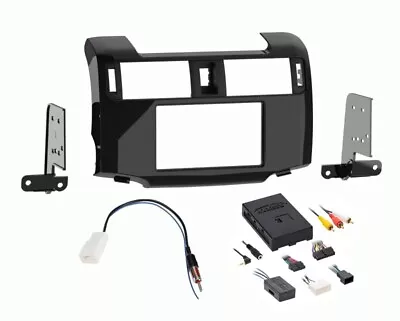 Toyota 4Runner 2020-23 Install Kit Combo For Single/Dbl Din W/JBL & SWC Charcoal • $179.95