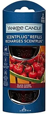 Yankee Candle ScentPlug Fragrance Refills Black Cherry Plug In Air Freshener Oi • £9.42