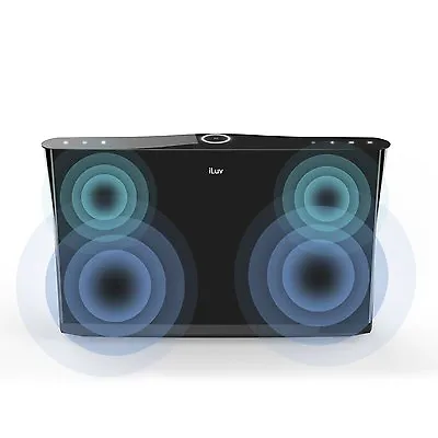 ILUV 36W SPEAKER Stereo Bluetooth NFC Wireless UNIVERSAL LOUD Bass MP3 AUX USB • £24.99