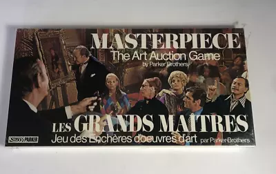 Masterpiece The Art Auction Game Board Bilingual 1970 Parker Brothers New • $144.99