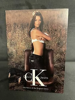 Rare Calvin Klein Jeans Postcard - Featuring Kate Moss (last One) • £7.50