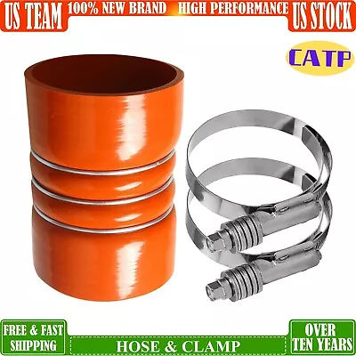 Silicone Hump Hose Charge Air Cooler 4'' HOSE-CAC 4'' SIL BELLOW X With Clamp • $39.93